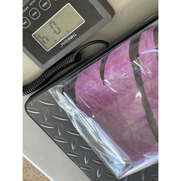 Hibiscus Floral Sarong Black Purple Lightweight Semi Sheer Fabric Rectangle Wrap - Picture 6 of 6